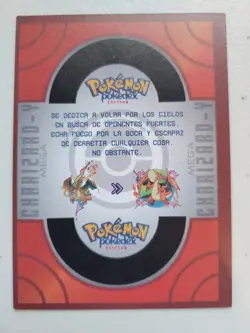 Pokemon TCG Mega Charizard Y Pokedex Edition Peru Card Sparkle Holo - Image 2