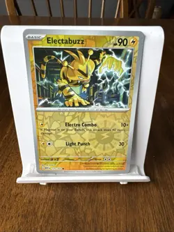 Electabuzz 125/165 English 151 Reverse Holo Common Pokemon Card - Image 1