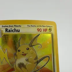Pokemon Raichu Fossil Holo Rare 14/62 DAMAGED WOTC Vintage Card TCG - Image 3