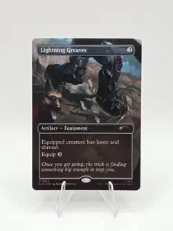 Lightning Greaves (2465) Fallout Secret Lair Drop Foil Near Mint - Image 1