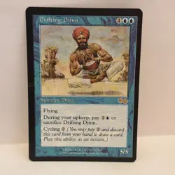 Magic The Gathering Urza's Saga Drifting Djinn #71/350 MTG - Image 1