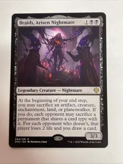 Braids, Arisen Nightmare Dominaria United #84 Rare - Image 1