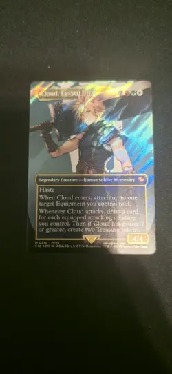Cloud, Ex-SOLDIER (Borderless) (Surge Foil) M Commander: FINAL FANTASY 210 NM - Image 1