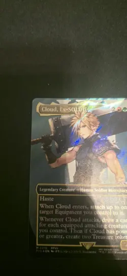 Cloud, Ex-SOLDIER (Borderless) (Surge Foil) M Commander: FINAL FANTASY 210 NM - Image 4