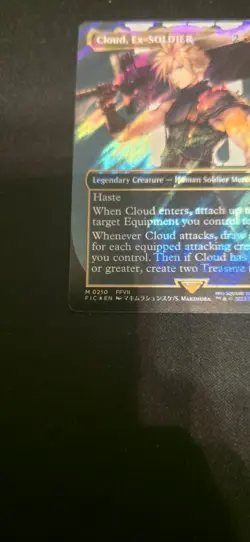 Cloud, Ex-SOLDIER (Borderless) (Surge Foil) M Commander: FINAL FANTASY 210 NM - Image 5