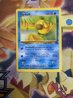 PSYDUCK - Fossil Set- 53/62 - Common - Pokemon Card - Unlimited - 1999 - NM - Image 1