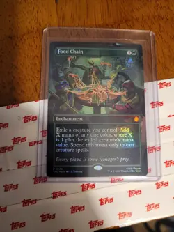 MTG TMNT Food Chain (Borderless) Commander: Teenage Mutant Ninja Turtles Foil - Image 1