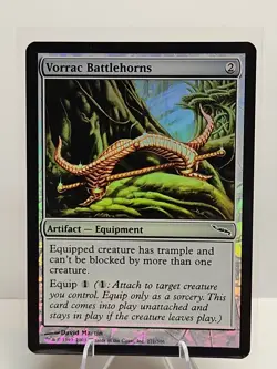 Vorrac Battlehorns Mirrodin Foil LP X1 MTG Magic The Gathering - Image 1