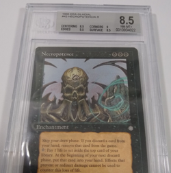 NECROPOTENCE Ice Age Rare BGS ERROR 8.5 MTG NM-MT+ vintage - Image 2