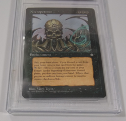 NECROPOTENCE Ice Age Rare BGS ERROR 8.5 MTG NM-MT+ vintage - Image 3