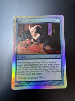MtG Gifts Given Special Occasion 2007 Happy Holidays Foil - Image 1