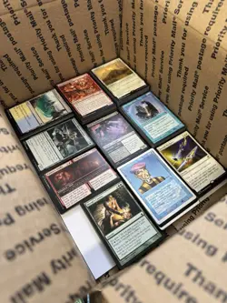 🧙17lbs+ 4200+ UNSEARCHED Magic The Gathering Bulk Lot LP/NM w/ Rares & Foils‼ - Image 3