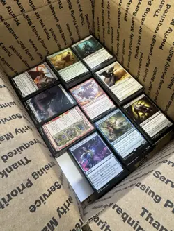 🧙17lbs+ 4200+ UNSEARCHED Magic The Gathering Bulk Lot LP/NM w/ Rares & Foils‼ - Image 4