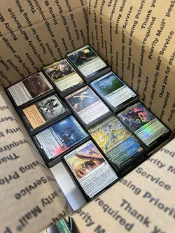 🧙17lbs+ 4200+ UNSEARCHED Magic The Gathering Bulk Lot LP/NM w/ Rares & Foils‼ - Image 5