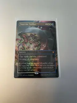 Supreme Verdict Borderless FOIL Commander: Teenage Mutant Ninja Turtles MTG MINT - Image 1