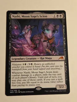 Nashi, Moon Sage's Scion X1 NEO MTG Kamigawa Neon Dynasty - Image 1