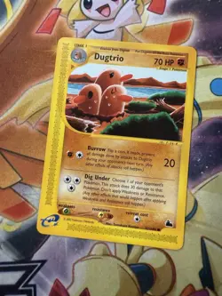 Dugtrio 52/144 Skyridge 2003 Pokemon Card Common NM - Image 1