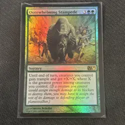 Overwhelming Stampede Core Set 2011 (M11) Foil - Image 1