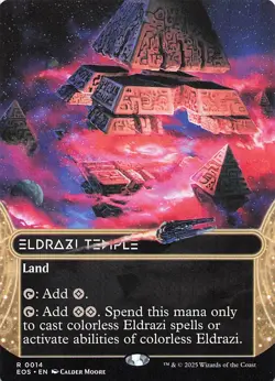 Eldrazi Temple (0014) (Borderless) 14 R Normal EOS NM - Image 1
