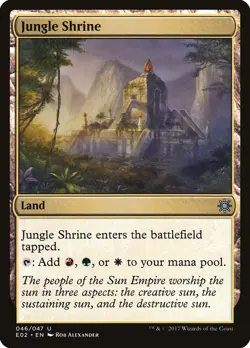 MTG Jungle Shrine ** Explorers of Ixalan ** English (NM) - Image 1