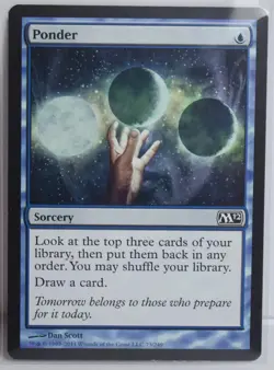 Ponder [Near Mint] Regular Common {Magic 2012} - Image 1
