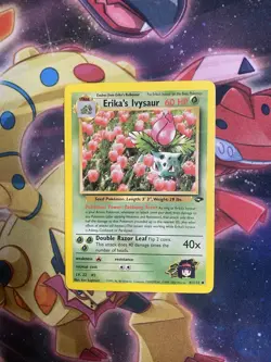 Pokemon Card Gym Challenge 41/132 Erika's Ivysaur Uncommon LP - Image 1