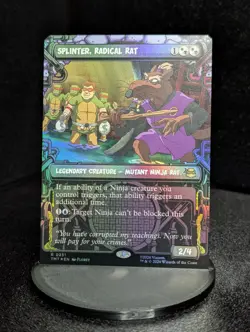 Splinter, Radical Rat (Showcase) 0251 Foil TMT MTG NM/M - Image 1