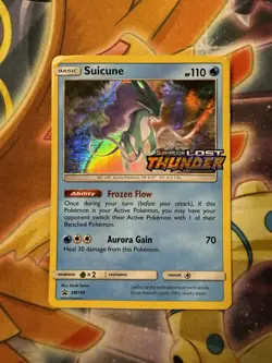 Suicune SM149 Holo Lost Thunder Promo Pokemon Card HP - Image 1