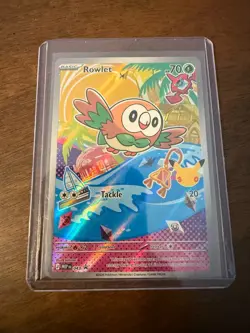 Alola Starter Set Pokemon First Partner Illustration Collection Series 1 Promo - Image 3