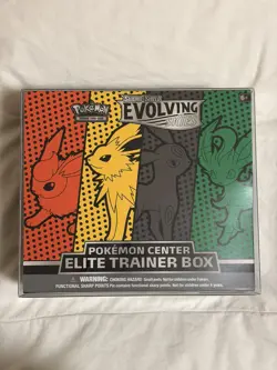 Pokemon TCG Evolving Skies Pokemon Center Exclusive ETB w Plastic Display Case - Image 1