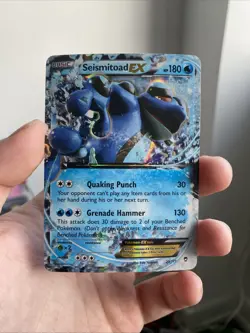 Seismitoad EX - 20/111 - Pokemon Furious Fists XY Ultra Rare Card - Image 1