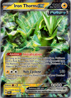 Iron Thorns ex 077/167 Double Rare Twilight Masquerade Pokemon NM - Image 1