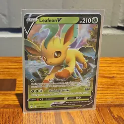 Pokemon TCG Leafeon V Crown Zenith 013/159 Holo Ultra Rare - Image 1
