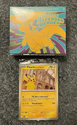 Pokemon TCG Ascended Heroes ETB + Pikachu at the Museum Promo - Brand New ✅ #2 - Image 1