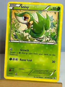 Pokemon TCG Snivy Legendary Treasures RC1/RC25 Common - Image 1