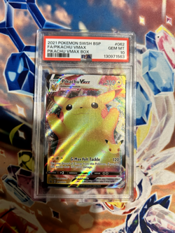 Pokemon TCG - Pikachu VMAX SWSH062 Celebrations Promo PSA 10 - Image 1