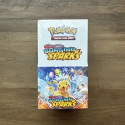 Pokemon TCG Surging Sparks Half Booster Box (18 Packs) Sealed - Image 1