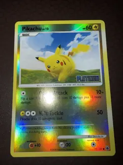 Pokemon! Pikachu - Burger King Promo - Reverse Holo - 70/100- NM! - Image 2