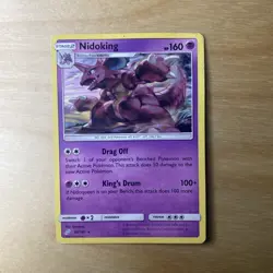 Pokemon - Nidoking 59/181 - Team Up - Non Holo Rare - Lightly Played - Image 1
