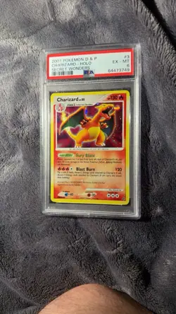 PSA 6 Charizard 3/132 Secret Wonders HOLO Bleed Diamond & Pearl Pokemon 🔥🔥🔥 - Image 1