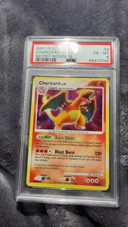 PSA 6 Charizard 3/132 Secret Wonders HOLO Bleed Diamond & Pearl Pokemon 🔥🔥🔥 - Image 4