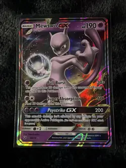 Pokemon TCG - SM Shining Legends Mewtwo GX (Secret) 39/73 - Near Mint - Image 1