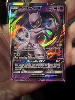 Pokemon TCG - SM Shining Legends Mewtwo GX (Secret) 39/73 - Near Mint - Image 5