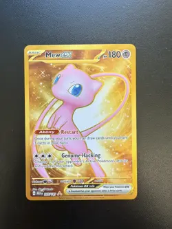 Gold Mew ex - 205/165 - Hyper Rare NM English Pokemon Scarlet & Violet - 151 - Image 1