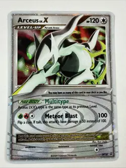 2007 Pokemon Diamond & Pearl Black Star Promos Arceus LV.X #DP56 - Image 1