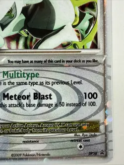 2007 Pokemon Diamond & Pearl Black Star Promos Arceus LV.X #DP56 - Image 5