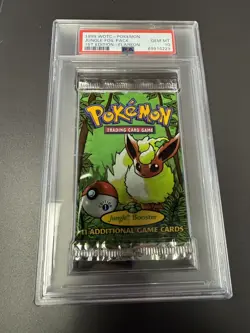 PSA 10 Gem Mint 1999 Pokemon Jungle 1st Edition Booster Pack Flareon Art Sealed - Image 1