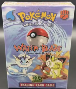 Pokemon Jungle Water Blast Theme Deck Factory Sealed Wizards of the Coast 1999 - Image 1
