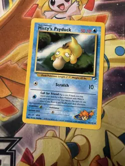 Pokemon TCG Cards Misty's Psyduck 54/132 Gym Heroes Uncommon NM - Image 1