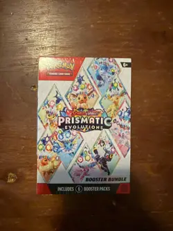Pokemon TCG Scarlet & Violet Prismatic Evolutions Booster Bundle Sealed Box - Image 1